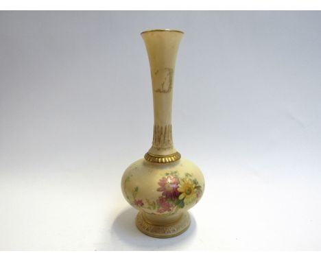 A Royal Worcester blush vase Rd number 232535 model 1733 19cm tall