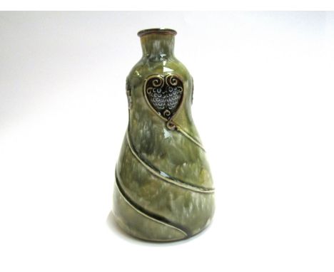 A Royal Doulton Art Nouveau vase/decanter, 20cm tall