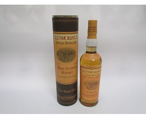 Glenmorangie Single Highland Malt Scotch Whisky, 10 years old, 70cl in tube