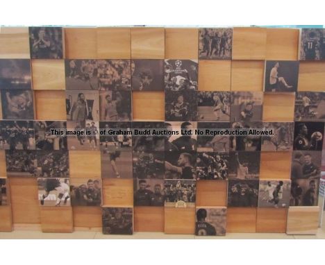 THIS IS MELWOOD wooden LFC photographic montage, from the Players and Staff Canteem at Liverpool Football Club's Melwood Trai