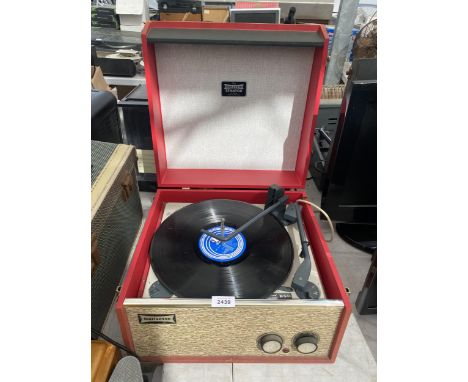 A DANSETTE PORTABLE RECORD PLAYER 