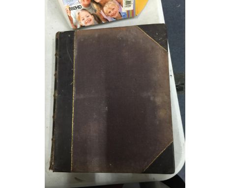 A 19TH CENTURY LEATHER BOUND BOOK - 'MODERN PRACTICAL FARRIERY, A COMPLETE GUIDE TO ALL THAT RELATES TO THE HORSE 