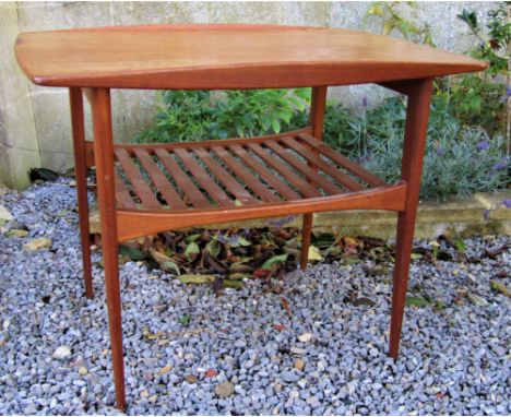 Tove &amp; Edvard Kindt-Larsen Model 510 Solid Teak Lamp Table for France &amp; Son, 58cm high x 73 cm long