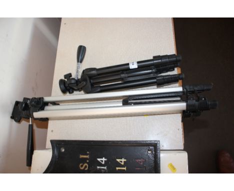 Two camera tripods 