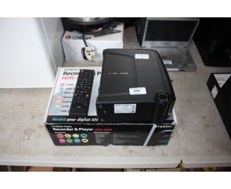 An HD media recorder 