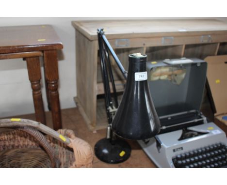 An Angle Poise style lamp to be rewired