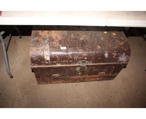 A metal trunk