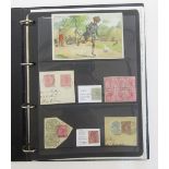 Stamps of Natal: Blue album with mint and used QV/KEVII definitives, officials and railway with