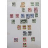 Singapore stamps: Blue album of definitive and commemorative issues, mint and used, up to $5 KGVI