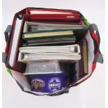 GB, Br Empire & World stamps: Large bag of albums, stock-books and containers of mint & used, QV-