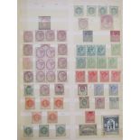 GB stamps: With face value £200+, blue stock-book of QV-QEII, mint & used, definitives,