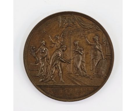 GB medal: Scarce 1837 QV City of London bronze commemorating her visit on 9 November that year, made by Griffin &amp; Hyams