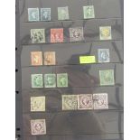 Stamps of Australia: Early states definitive issues in black folder including registered (NSW SG