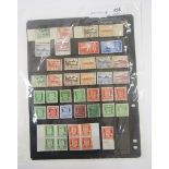 Channel Island Stamps: Stock sheet full of mainly mint German occupation issues including sets, 2