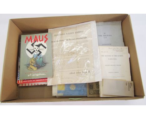 Assortment of ephemera and books&nbsp;to include Dimitroff's letters from prison, the Banners of the Bayeux Tapestry by Gilbe