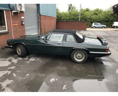 Classic Car, a 1985 (registered 1986) Jaguar XJS CabroleT V12, (US spec) engine HE5.4 twin fireball heads and Aston Martin fl