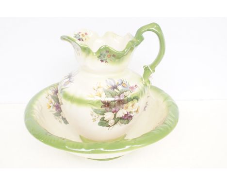 Staffordshire wash jug &amp; basin 