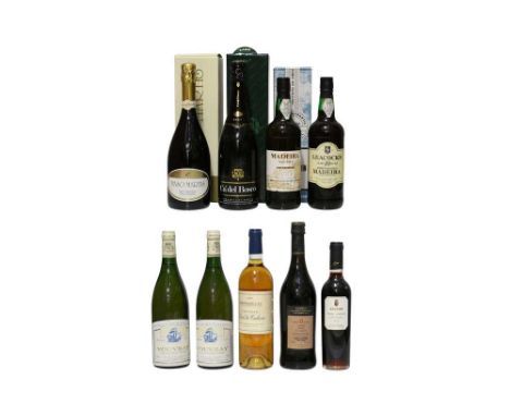 A Mixed Case of Sparkling, White, Fortified and Sweet Wine, to include: Maso Martis, Brut Riserva, Trento, 2005, one bottle; 