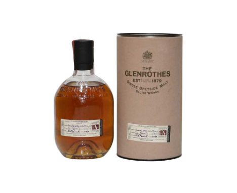 Glenrothes, Single Speyside Malt Scotch Whisky, Distilled 1979, Bottled 1995, 43% vol, 700ml, one bottle