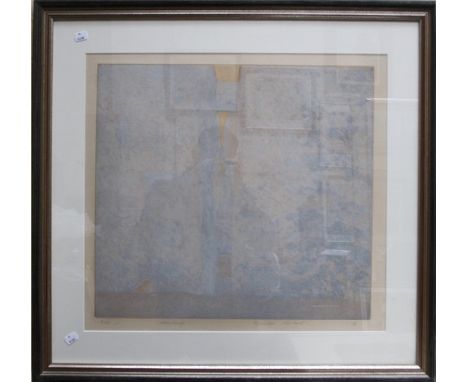 Norman Stevens (British 1937-1988) Stonehenge, lithograph, pencil signed, titled and numbered 4/100. 54 x 59cm  Formally the 