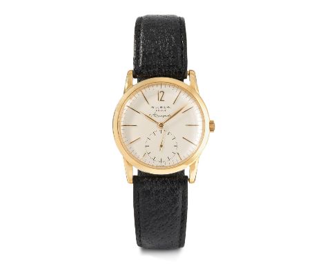 Patek Philippe "Amagnetic", um 1958Die "Calatrava"-Ausführung für Wissenschaftler.Ref. 2570/1. 750 Gelbgold Gehäuse Nr. 69718