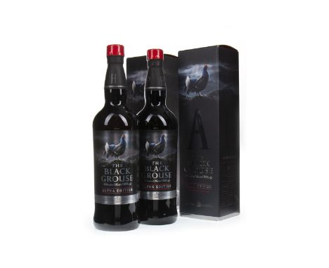 BLACK GROUSE ALPHA EDITION (2) Blended Scotch Whisky 70cl, 40% volume, in carton. Two bottles.