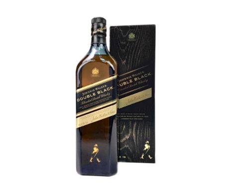 JOHNNIE WALKER DOUBLE BLACK - ONE LITRE Blended Scotch Whisky One litre, 40% volume, in carton.