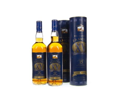 FAMOUS GROUSE BILL MCLAREN'S FAMOUS XV 15 YEARS OLD (2) Blended Scotch Whisky 70cl, 40% volume, in tube. Two bottles.