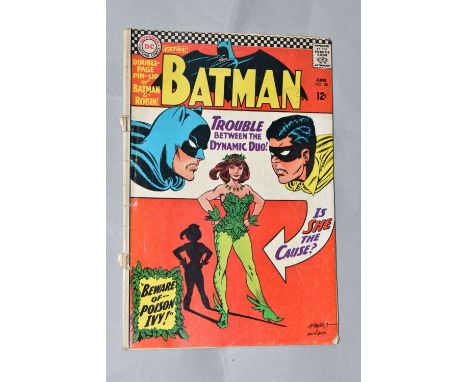 BATMAN NO. 181 DC COMIC, first appearance of Poison Ivy, some pages are loose but are all included