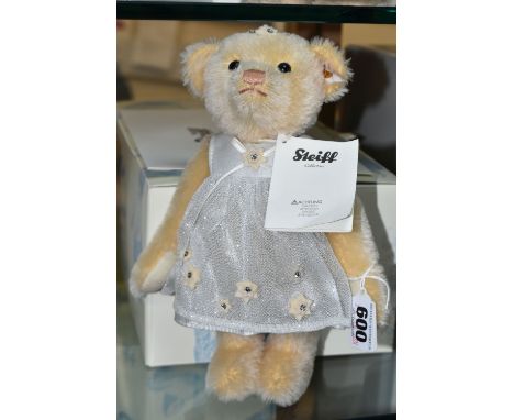 A BOXED STEIFF LIMITED EDITION TEDDY BEAR 'LITTLE STARLET', no.021312, limited edition no.192/1350, blond mohair, with tag an