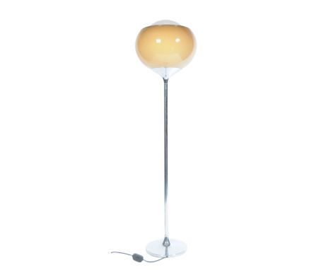 Harveiluce I. Guzzini ( Harvey Guzzini ) - Bud Grande - A c1968 Italian retro vintage floor standing up-lighter / standard la