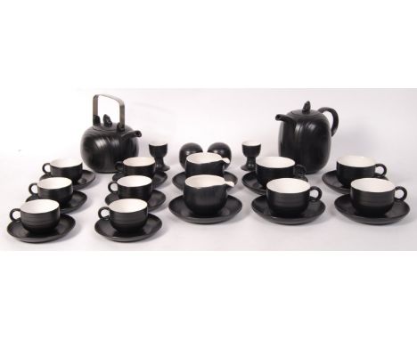 Martin Hunt and David Queensberry - Hornsea Image - Concept Range - A 1970's retro vintage stoneware pottery tea and coffee s