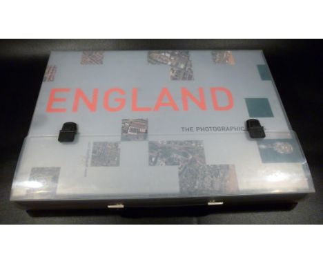 BOOK IN PLASTIC CASE ENGLAND THE PHOTOGRAPHIC ATLAS www.getmapping.com PUBLISHED BY HARPER COLLINS. ALSO, 23 TOURIST GUIDES O