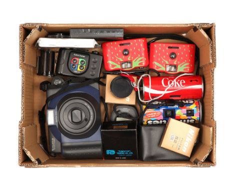 A Small Selection of Various Cameras, including Sirius Auto Tracker, Strawberry camera (2) and more (a lot)