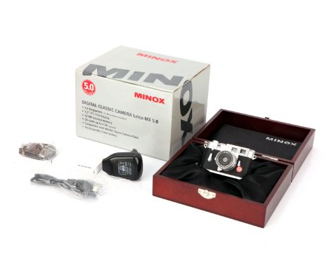 A Minox Digital Classic Leica M3 Camera, in maker's box