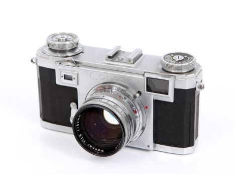 A Zeiss Ikon Contax IIa Rangefinder Camera, with Zeiss-Opton T Sonnar f/1.5 50mm lens, 'MT4300726' engraved to rear