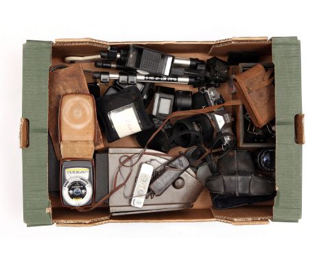 A Selection of Various Cameras & Accessories, including Pentax K2, with Pentax AF f/2.8 50mm macro lens, Minox B and more (a 