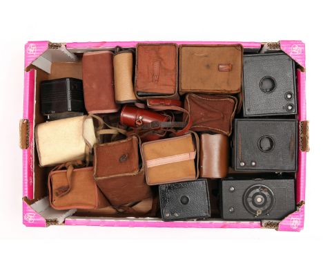 A Selection of Various Box Cameras, from makers including Kodak, Ernemann and more (a lot)