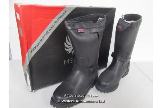 biker boots size 9
