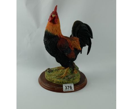 Border Fine Arts figure Birds by Russell Willis 739456 Cockerel Brown (tiny chip to Comb)