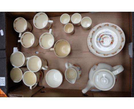 A collection of Royal Doulton Bunnykins items to include cups, mugs, teapot, saucers, etc (21)
