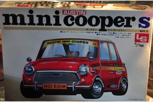 An Imported Japanese 116 Scale Austin Mini Cooper Construction Kit