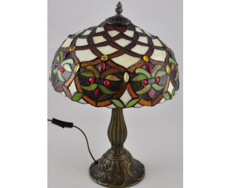 A Tiffany style lamp