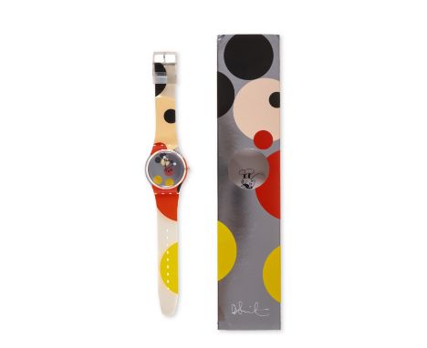 Damien Hirst (b.1963) Swatch X Damien Hirst, Mirror Spot MickeyA limited-edition wristwatch, 2018, case size 25 x 260 x 55mm 