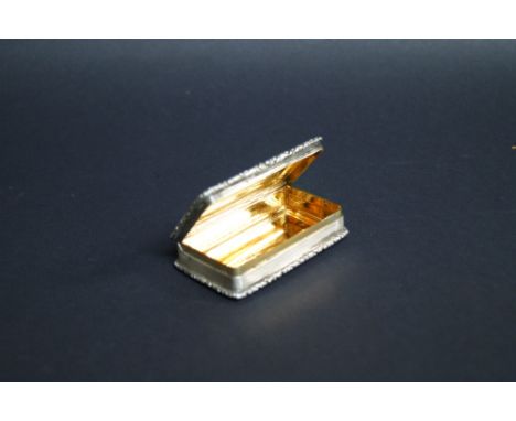 Nathaniel Mills snuff box, 1830/1831 Birmingham (58g)