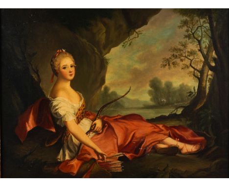 AFTER JEAN-MARC NATTIERPortrait of Mary Adelaide of France as Diana
oil on canvas
50 x 65cm

Provenance
Private collection, U