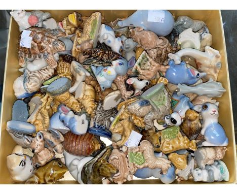 A selection of Wade Whimsies and Disney figures; a selection of Royal Commemorative and decorative china 