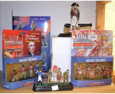 A Royal Mint and Country Artists classics limited edition figure, Admiral Nelson;  Elite Command Collectors Series diecast  s
