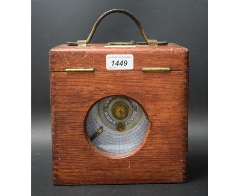 A Pigeon racing clock, cased
