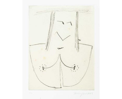 Sir Terry FROST (1915-2003) Madonna (2003)  Etching, signed and dated '03, numbered 6/30, plate size 29 x 22cm, 55 x 50.5cm f